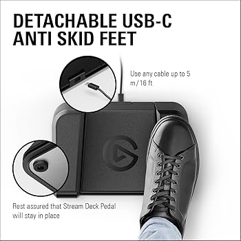 Amazon.com: Elgato Stream Deck Pedal – Hands-Free Studio