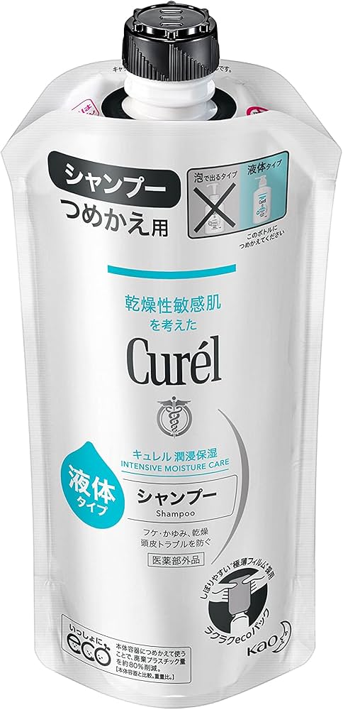 Amazon | キュレル シャンプー つめかえ用 340ml (赤ちゃんにも使え