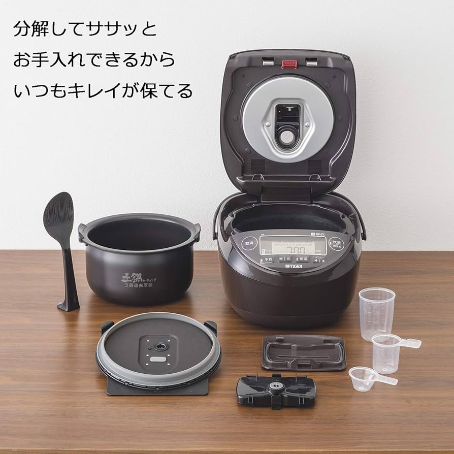 Amazon | タイガー魔法瓶(TIGER) 炊飯器 5.5合 圧力IH 土鍋
