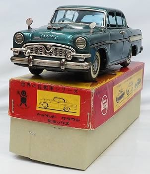 Amazon | 萬代屋ブリキtin toy car自動車BC 赤箱0375 | ミニカー・ダイ