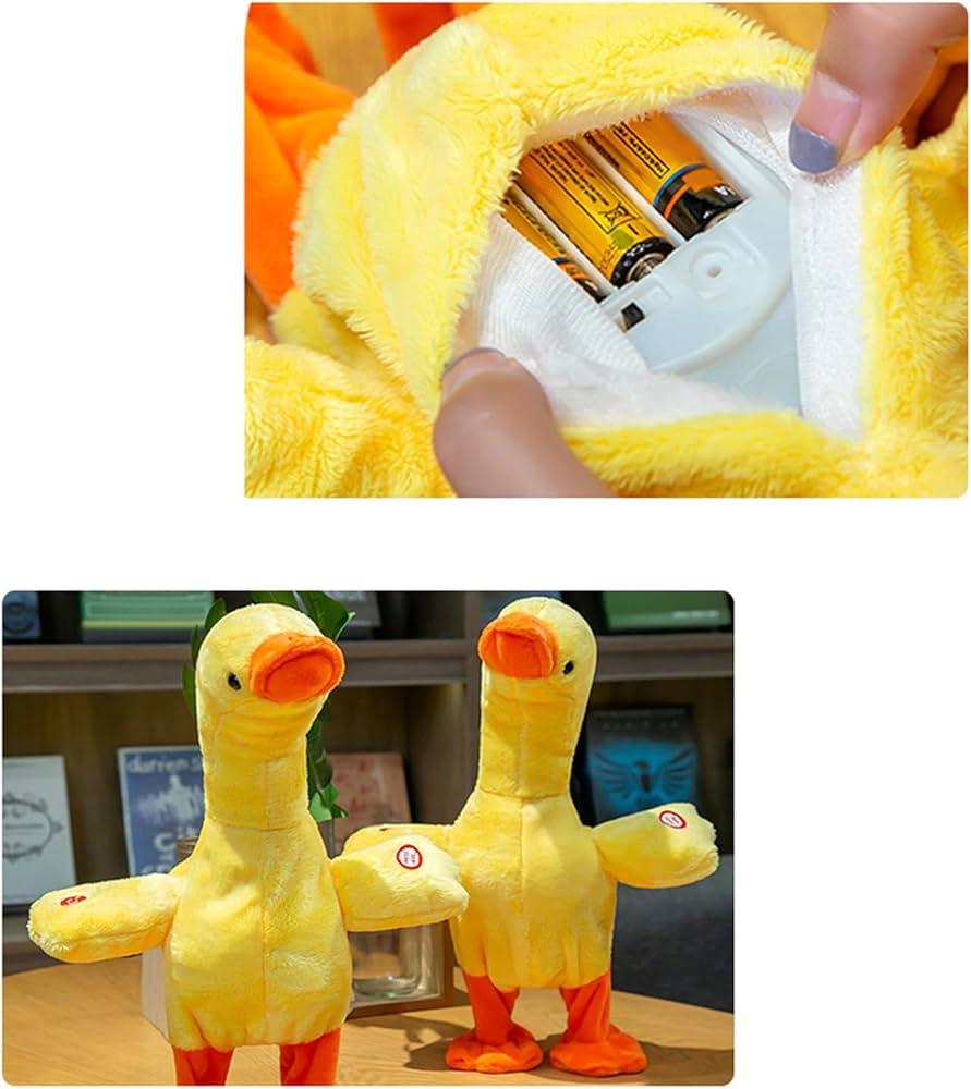 Amazon.co.jp: アヒルのぬいぐるみ、おしゃべりダンスアヒル、動く