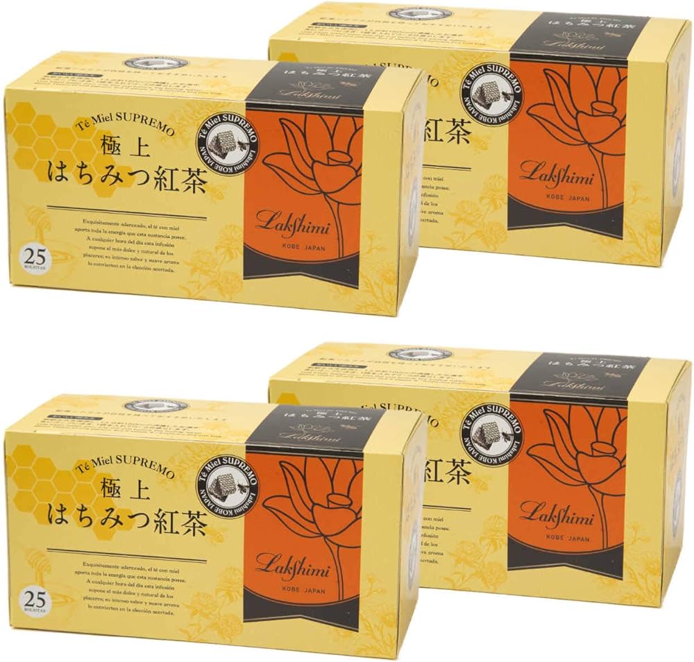 Amazon.co.jp: Lakshimi(ラクシュミー) 極上はちみつ紅茶 ティーバッグ
