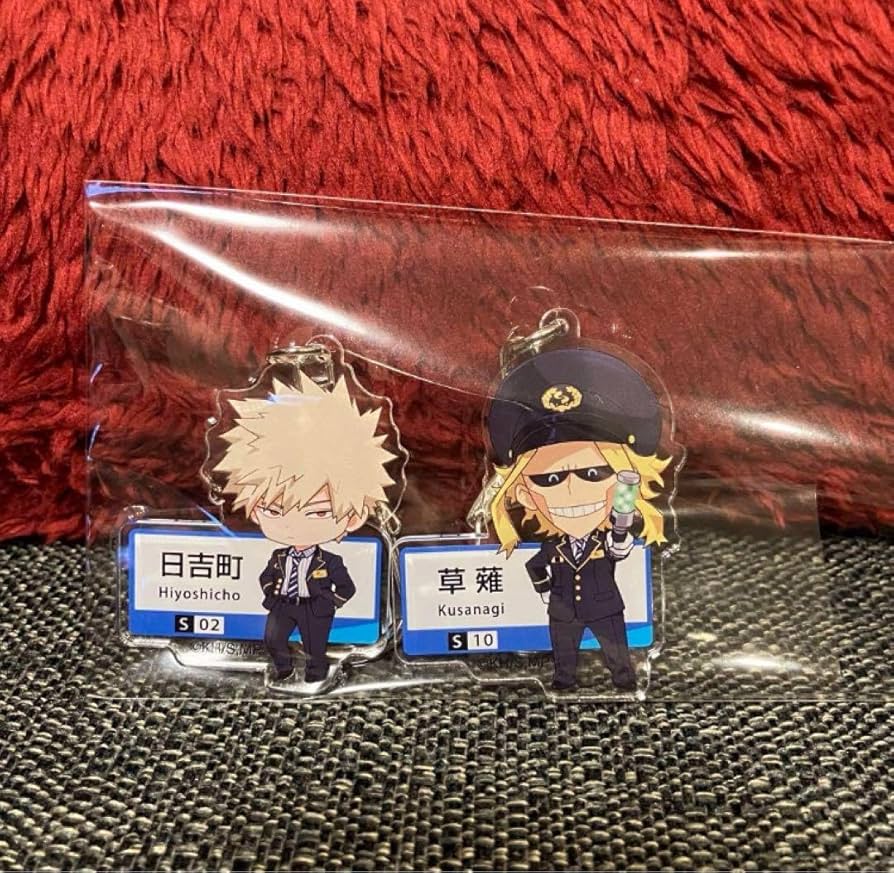 Amazon.co.jp: ヒロアカ 静岡鉄道 コラボ爆豪勝己 オールマイト