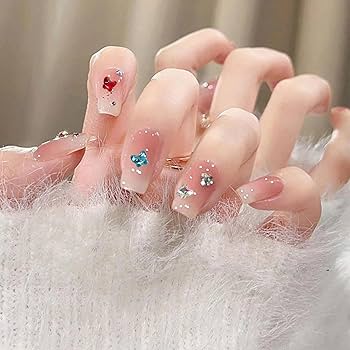 Amazon.co.jp: ネイルパーツ 蝶々 50個セット 3D 立体 ガラス オーロラ