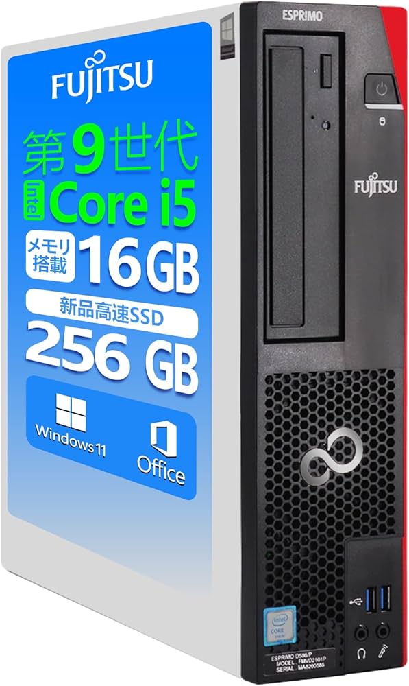 Amazon.co.jp: [Amazon.co.jp Exclusive] Fujitsu Desktop PC; 9th