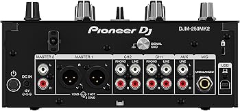 Amazon.com: Pioneer DJ DJM-250MK2 2-Channel DJ Mixer,Black
