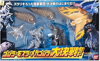 Amazon | ゴジラ×モスラ×メカゴジラ大決戦セット | フィギュア・ドール