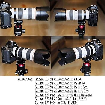 Amazon | iShoot 78mm リング式三脚座, B (W) キャノンCanon EF 70