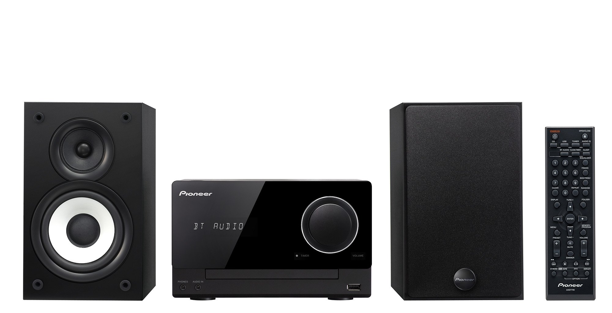 Pioneer X-CM32BT-K CDミニコンポーネントシステム ブラック
