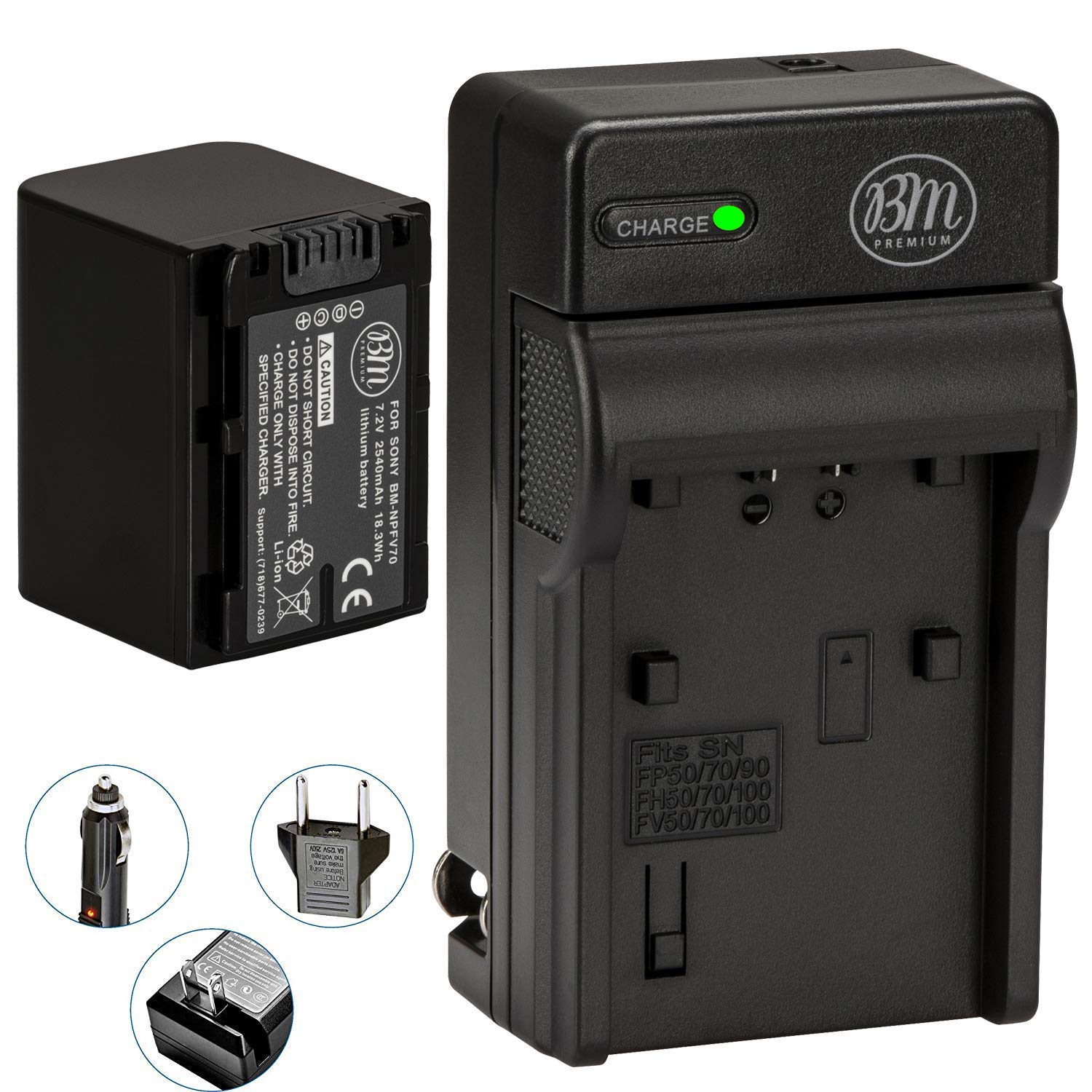 Amazon.com : BM NP-FV70 Battery and Charger for Sony FDR-AX700