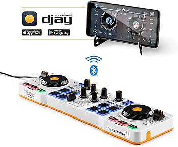 Amazon | Hercules DJControl Mix – Bluetooth Wireless DJ Controller
