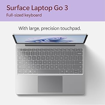 Amazon.com: Microsoft Surface Laptop Go 3 (2023) - 12.4