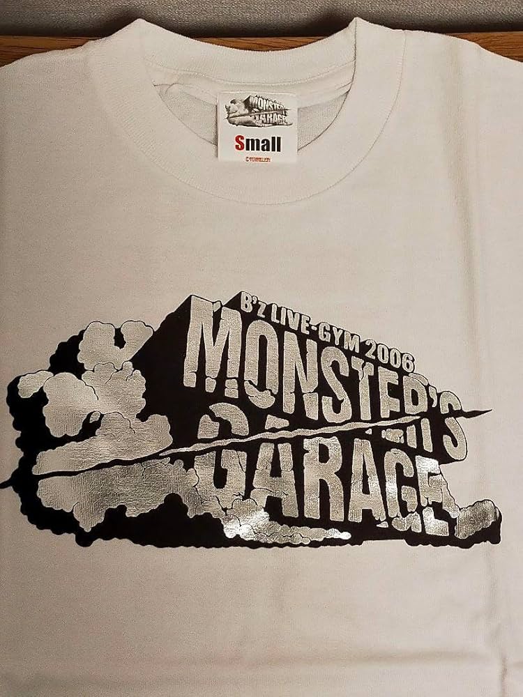 Amazon.co.jp: B'z LIVE-GYM MONSTER'S GARAGE ツアーTシャツ白 S