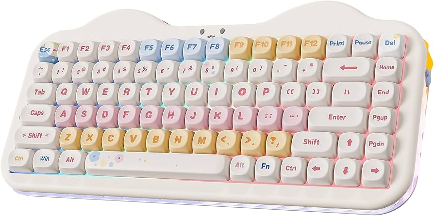 Amazon.com: YUNZII C75 Wireless Mechanical Keyboard,75% Layout