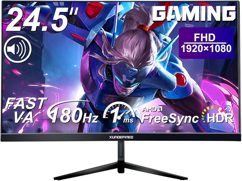 Amazon.co.jp: XUNDEFINED 24.5インチ ゲーミングモニター 180Hz 1ms