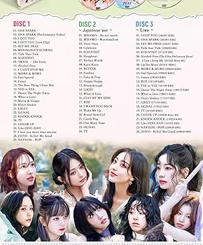 Amazon.co.jp: Twice 最新 2024年新曲MV/LIVE HDビデオ3ディスク