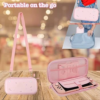 Amazon.co.jp: GUTIAL Nintendo Switch用アクセサリーキット - ピンク