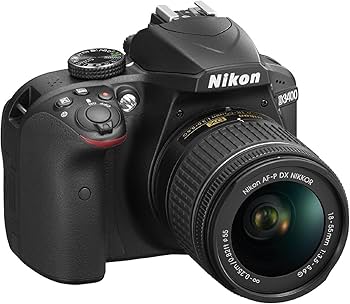 Amazon.com : Nikon D3400 w/ AF-P DX NIKKOR 18-55mm f/3.5-5.6G VR