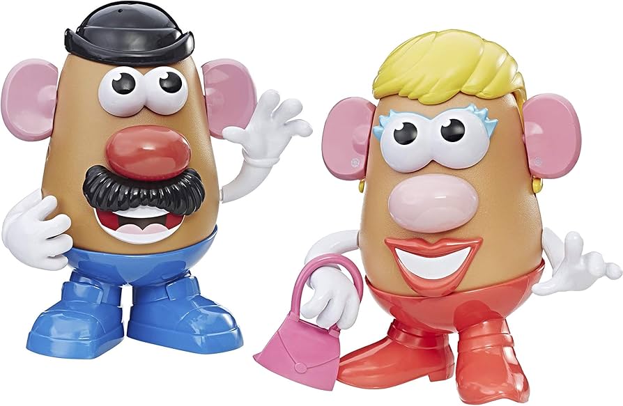 Amazon.co.jp: Playskool Mr. Potato Head and Mrs Potato Head with 2