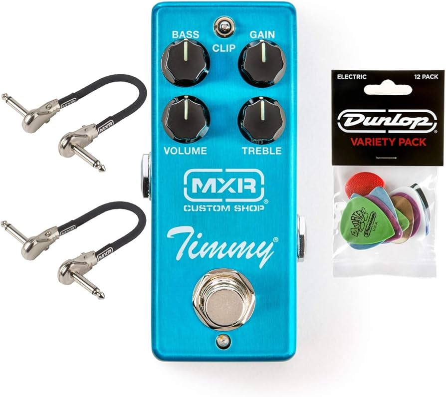 Amazon | MXR CSP027 Timmy オーバードライブペダルバンドル MXRパッチ