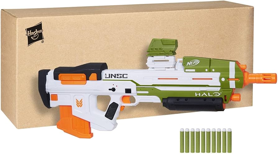 Amazon.co.jp: NERF Halo MA40 Motorized Dart Blaster - Includes
