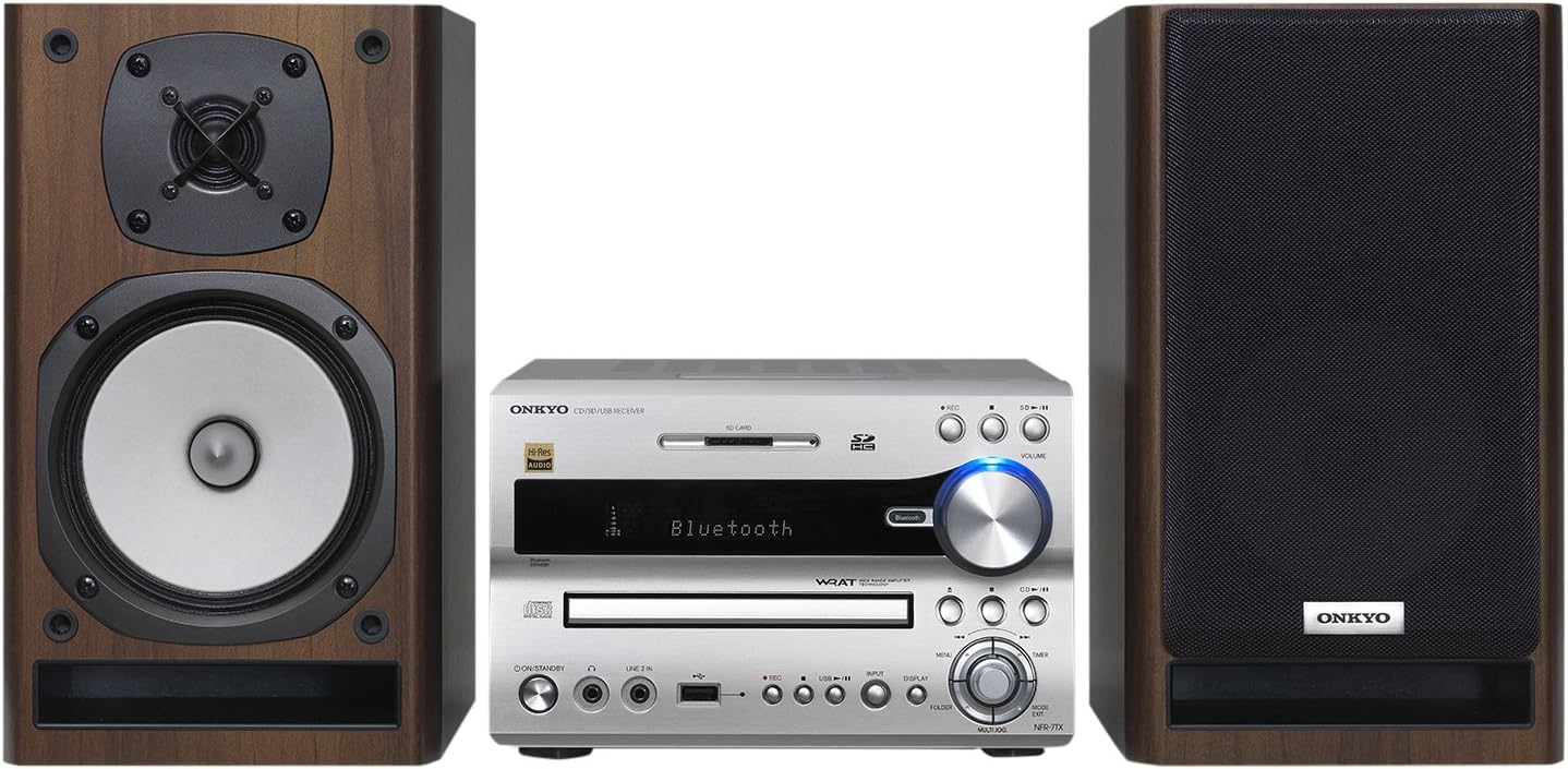 ONKYO Bluetooth/ CD/SD/USB/Hi-Res Compatible Mini-Component System