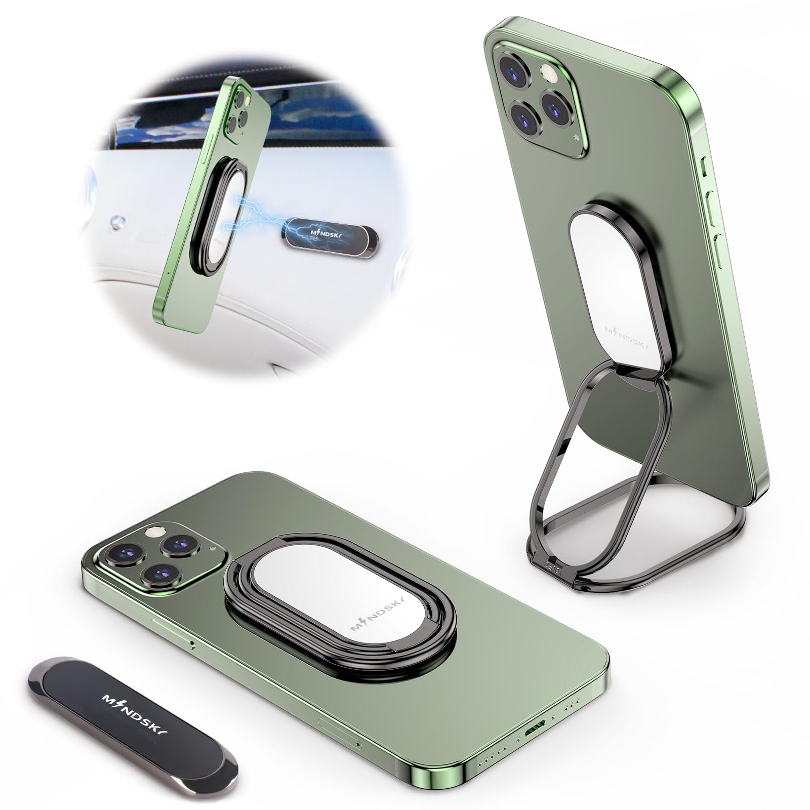 Amazon | スマホリング 【Mindsky業界初製品】、縦置きバンカーリング