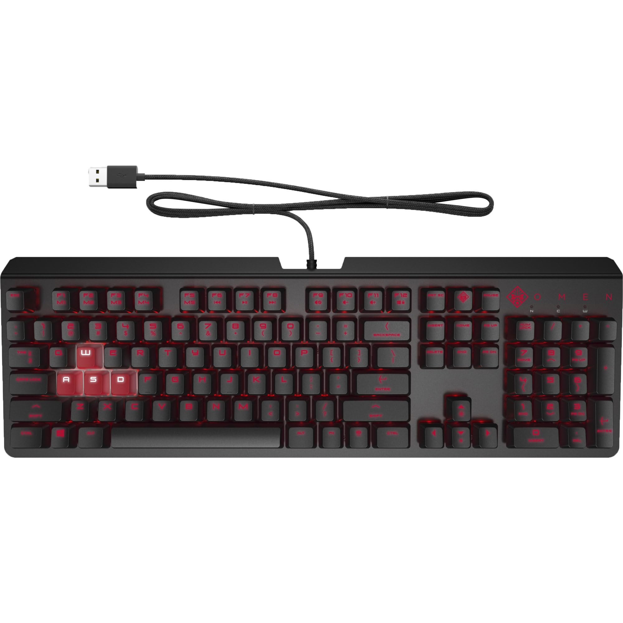 Amazon | Omen by HP Encoder Keyboard (6YW76AA レッド) | OMEN