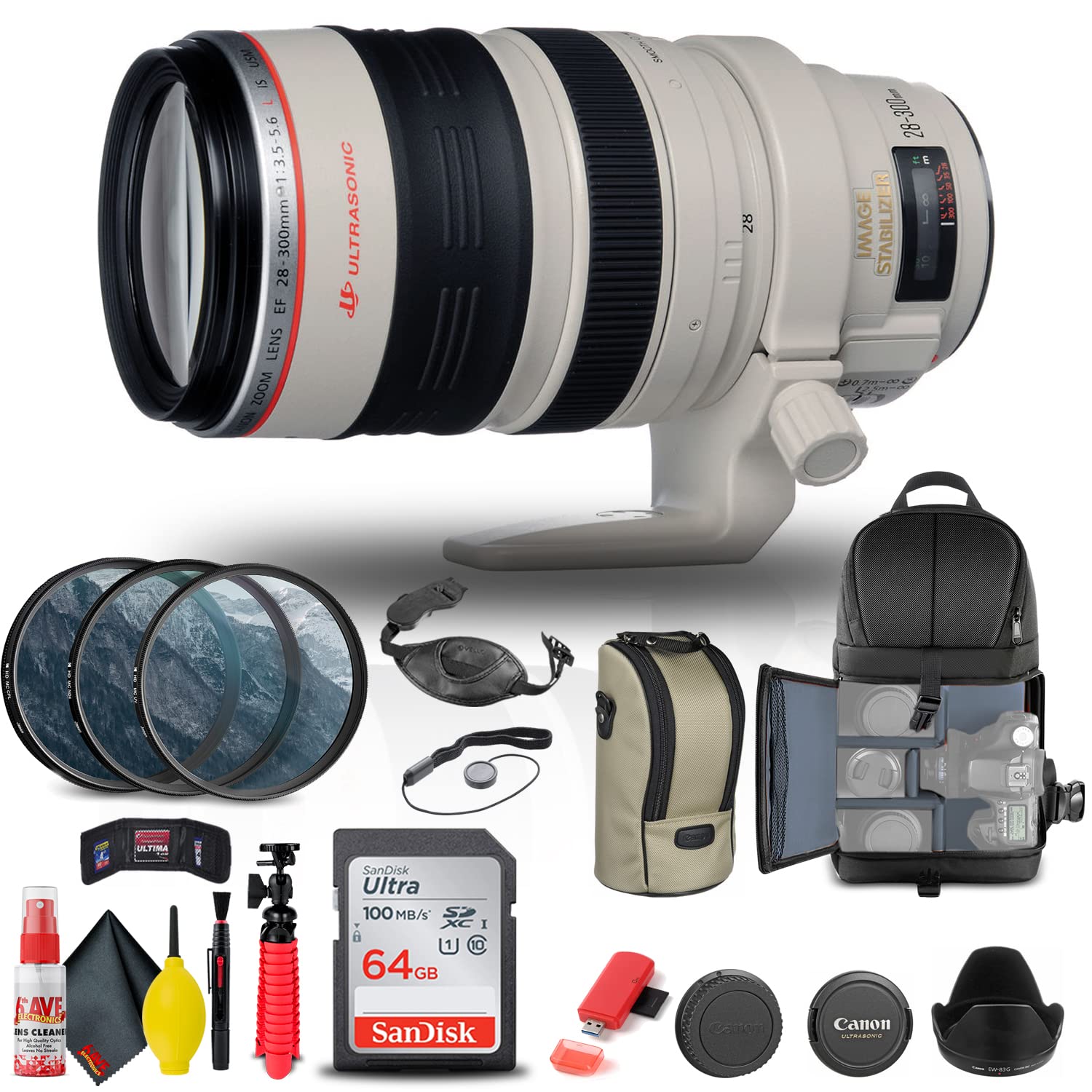 Amazon.com : Canon EF 28-300mm f/3.5-5.6L is USM Lens (9322A002) +