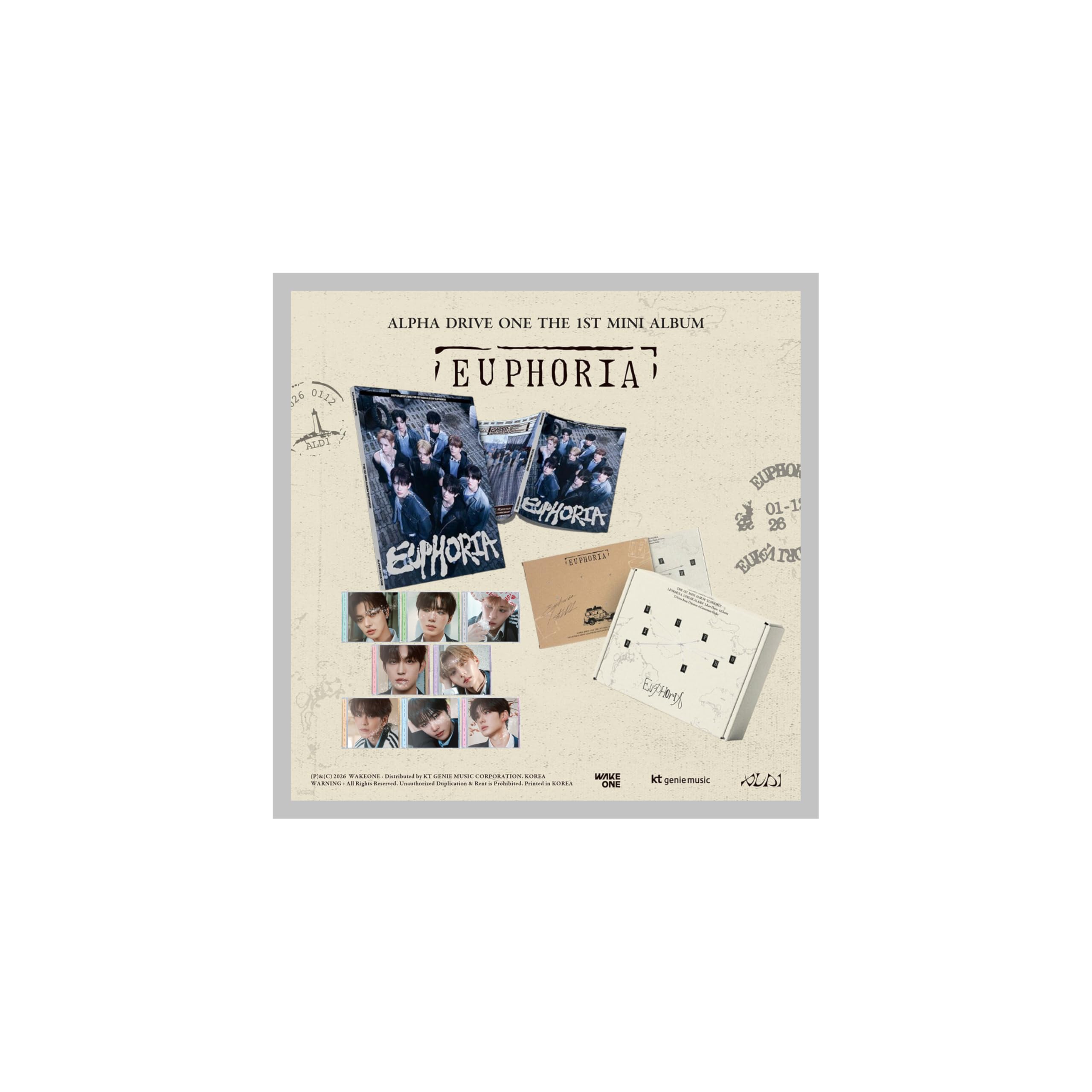 Amazon.co.jp: ALPHA DRIVE ONE EUPHORIA 1st Mini Album アルバム