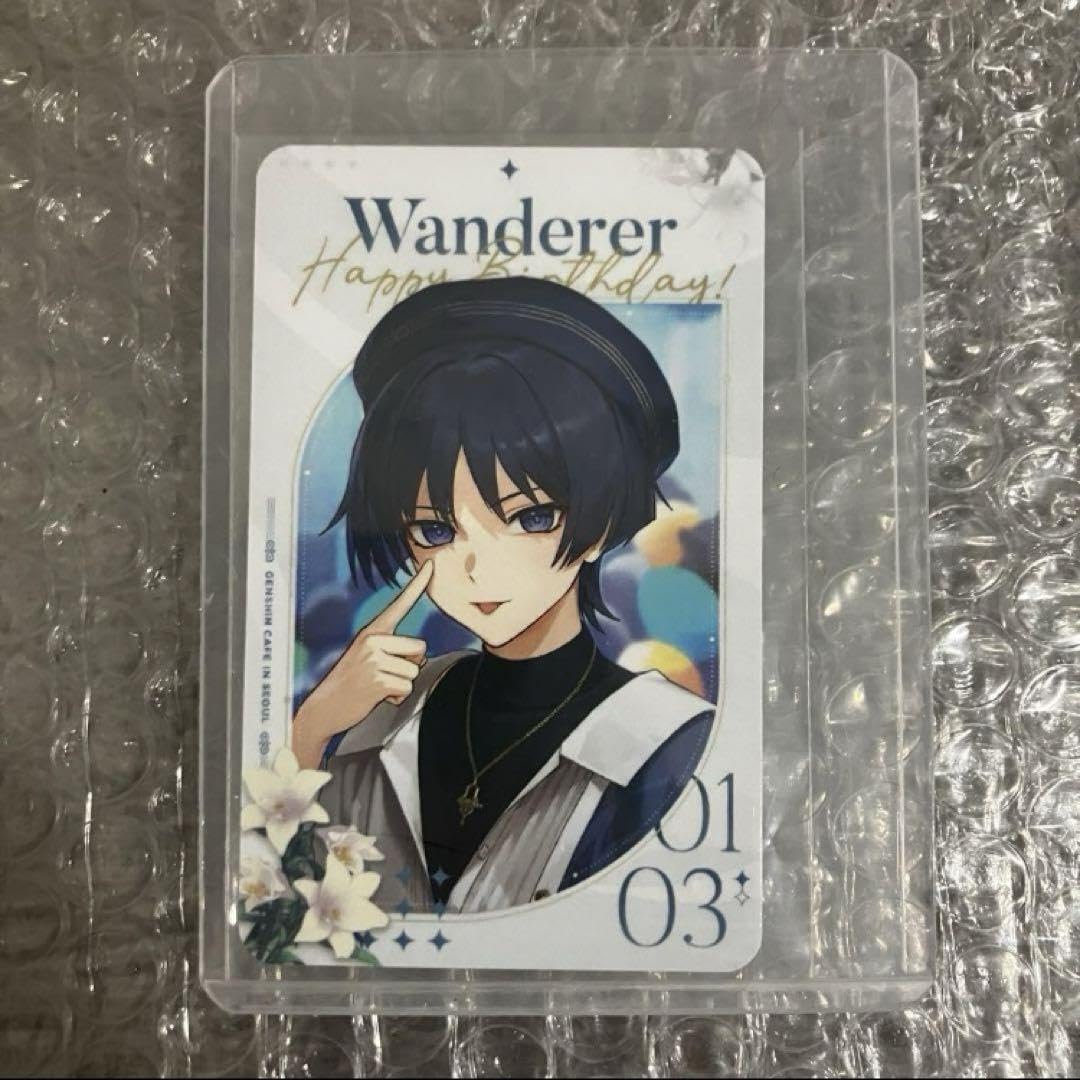 Amazon.co.jp: 原神カフェ 1月3日 韓国限定 放浪者 スカラマシュ 誕生