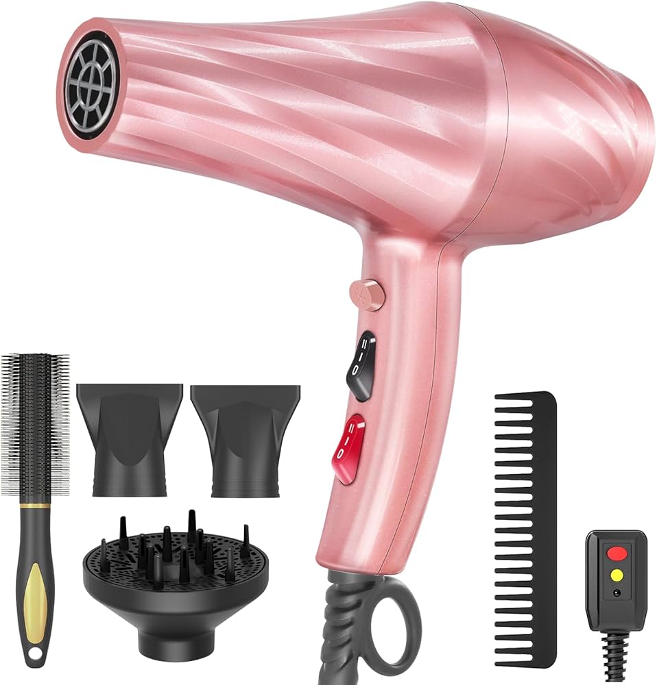 Amazon.com : Ionic Hair Dryer,2400W Negative Ion Low Noise Hair