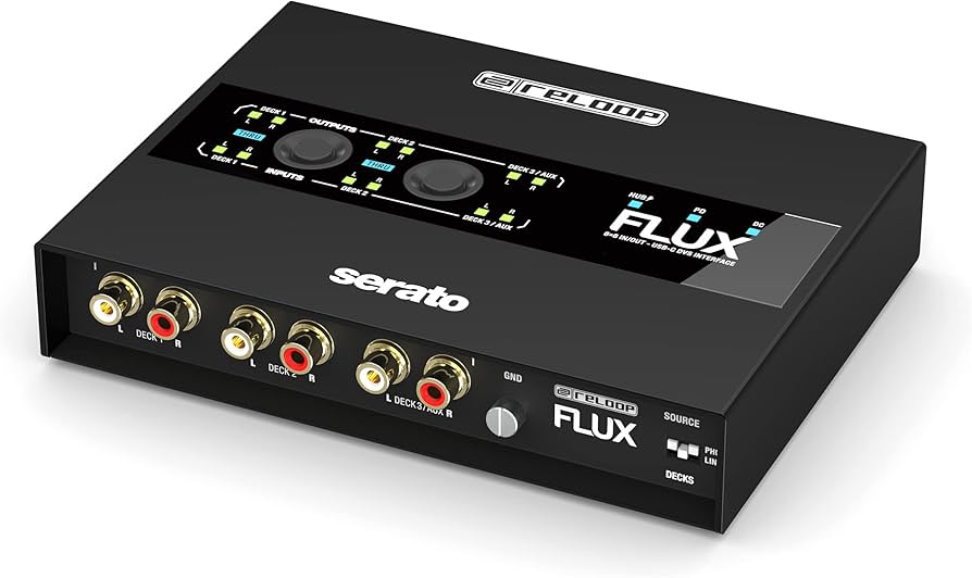 Amazon.com: Reloop FLUX 6x6 IN/OUT USB-C DVS Interface for Serato
