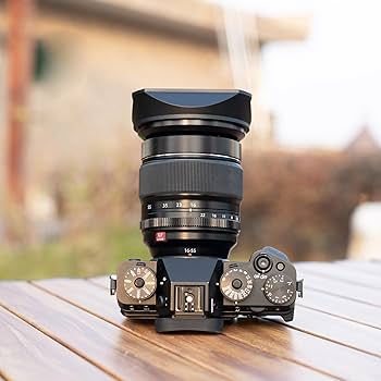 Amazon | JJC メタル 正方形 レンズフード + フードキャップ Fujifilm