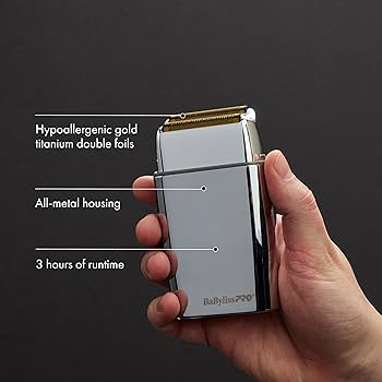 Amazon.com: BaBylissPRO Barberology Double Foil Shaver, FXFS2
