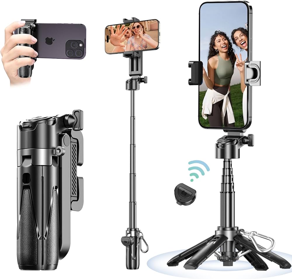 Amazon | Seeshopo 自撮り棒 多機能スマホグリップ 【2025極上の新設計