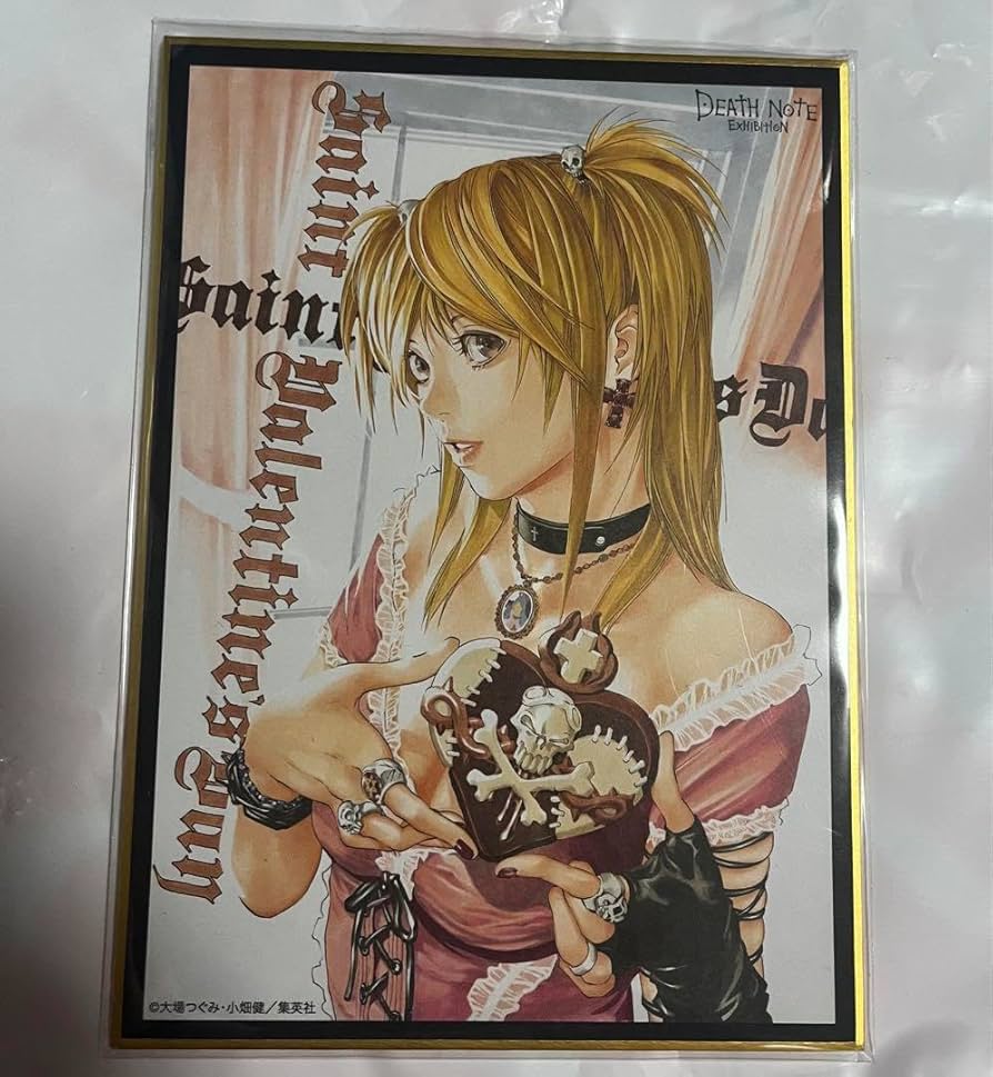 Amazon.co.jp: デスノート DEATHNOTE 展 弥 海砂 ミサミサ 色紙 : ホビー