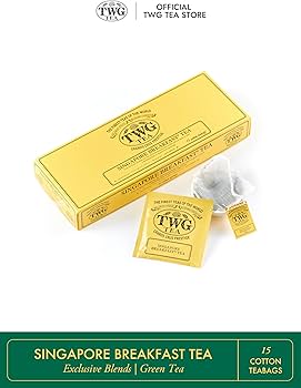 TWG Tea | Singapore Breakfast Tea | Black & Green Tea | Vanilla