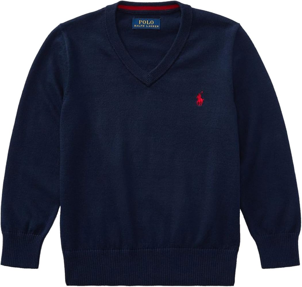 Amazon | [POLO RALPH LAUREN (ポロラルフローレン)] コットンVネック