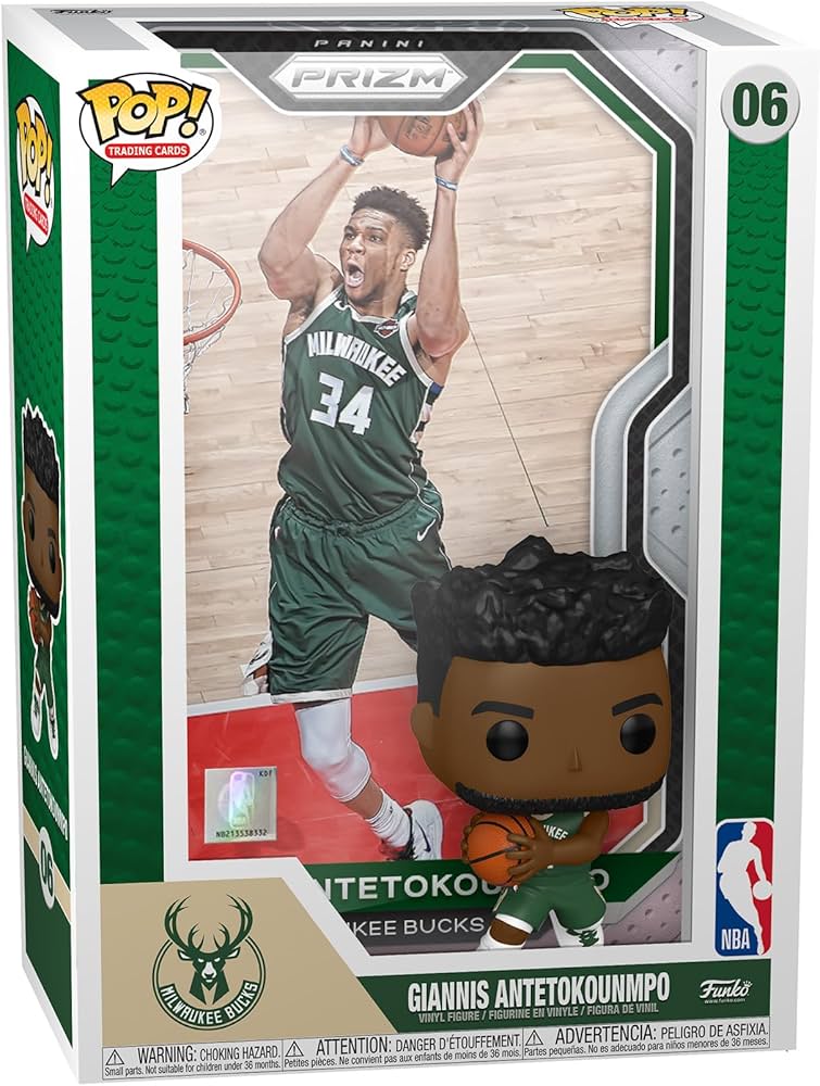 Amazon.com: Funko Pop! NBA Trading Cards: Giannis Antetokounmpo