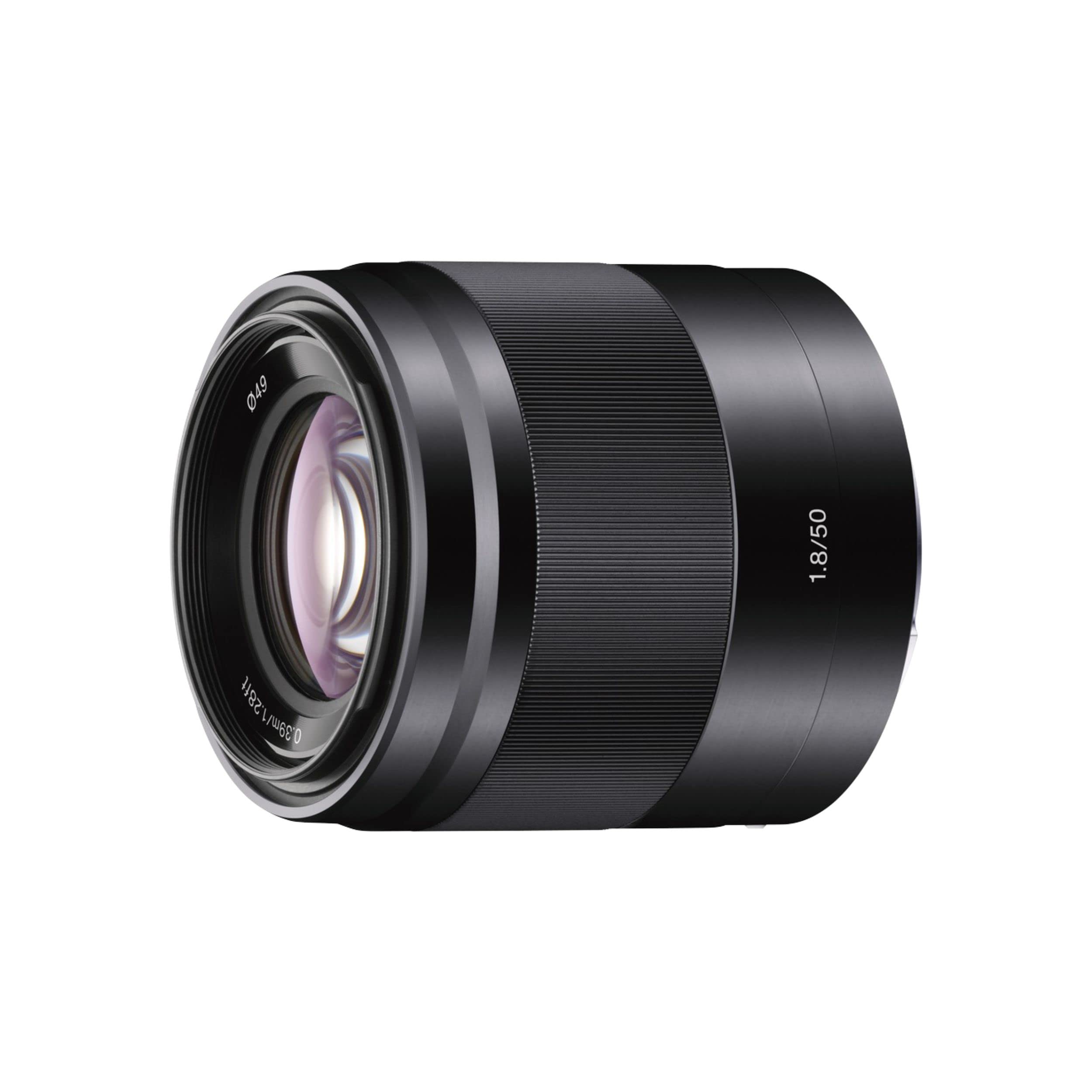 Sony - E 50mm F1.8 OSS Portrait Lens (SELF50F18/B), Black : Amazon