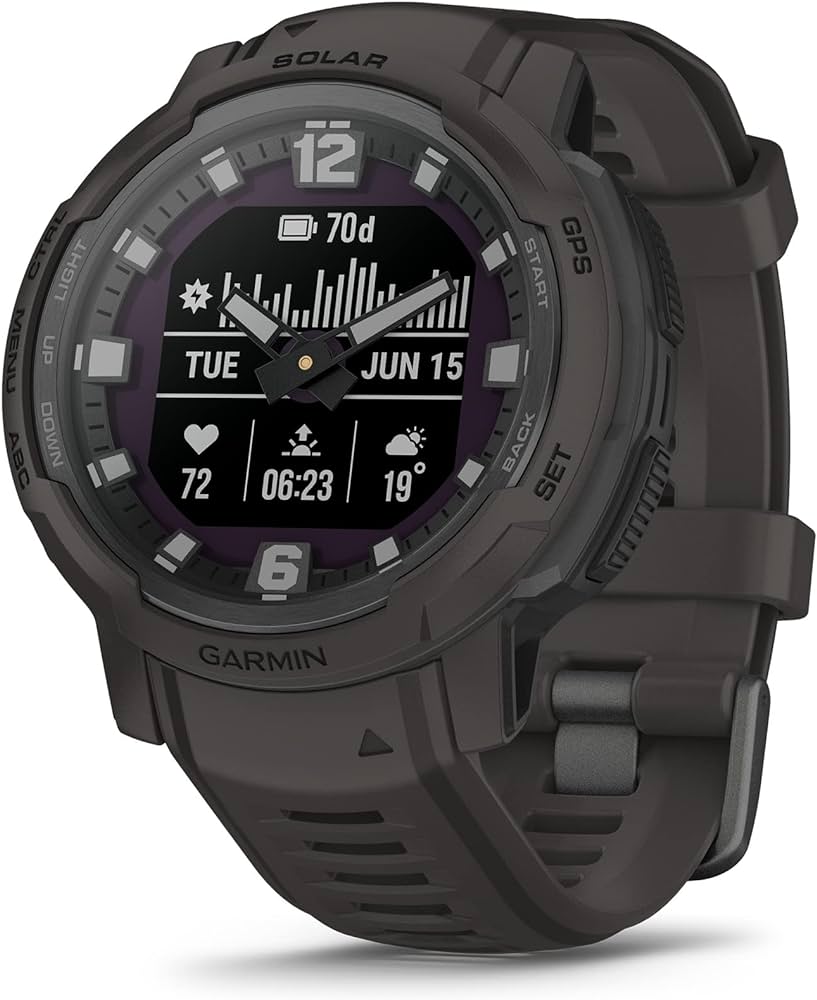 Amazon.com: Garmin Instinct Crossover Solar, Rugged Hybrid