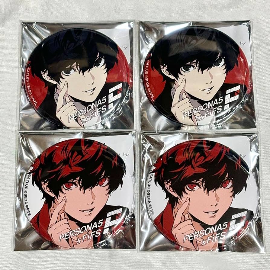 ペルソナ5 雨宮蓮 主人公 缶バッジ アクリルキーホルダー 他まとめ