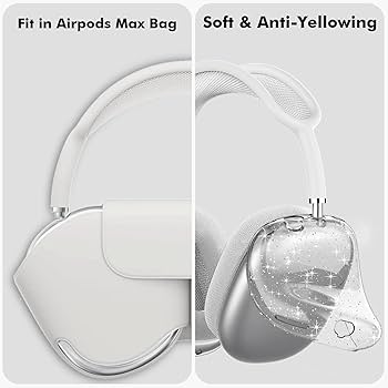 Amazon | NIUTRENDZ AirPods Max カバー クリア ケース ソフト TPU