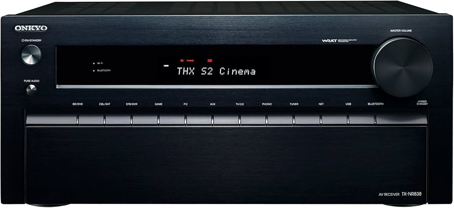 Amazon.co.jp: ONKYO TX-NR838(B) AV Receiver 7.1ch High Resolution