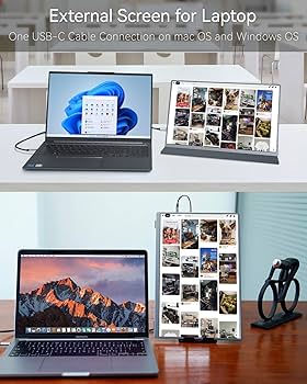 Amazon.com: Intehill 4K Portable Monitor for Laptop, 3840x2400