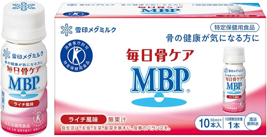 Amazon.co.jp: 雪印メグミルク 毎日骨ケア MBP(R) ライチ風味 (30本