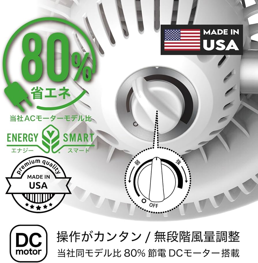 Amazon | ボルネード サーキュレーター DC 45畳 大風量 弱静音 無段階