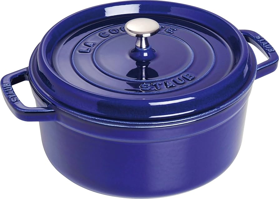 Amazon｜staub ストウブ 「 ピコ ココット ラウンド グランブルー 26cm