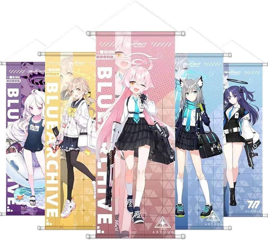 Amazon.co.jp: ブルーアーカイブ タペストリー グッズ 小鳥遊ホシノ 空